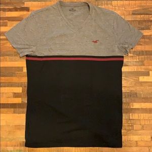 Hollister Stripe V-neck